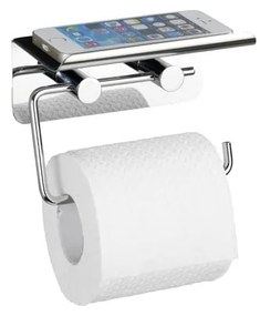 Samodržiaci držiak na toaletný papier so stojanom na telefón Wenko