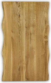 Stôl PORTO, 1800 × 900 mm, masívny dub s nepravidelnou hranou