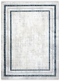 Koberec DUKE 51523 krém / modrý - Rám