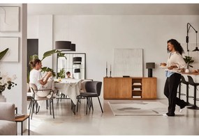 Tmavosivá jedálenská stolička Ciselia – Kave Home