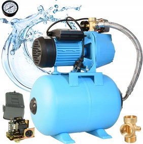 Hydrofor Na Vodu 24L Čerpadlo Set 370W Silné rotory Aisi 304 2520 l/h