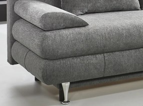 Rozkladacia pohovka Benfeld, šedá látka