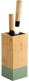 Kesper 58031 Bambusový stojan na nože 10 x 10 x 23cm, zelená