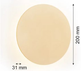 Argon 8351 - LED Nástenné svietidlo OREGON PLUS LED/4,5W/230V 3000K 20 cm zlatá