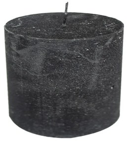 Čierna nevonná sviečka L valec - Ø 10*10cm