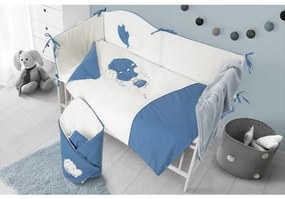 BELISIMA 5-dielne posteľné obliečky Belisima Ballons 90/120 modré