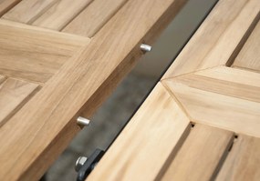 Doppler CONCEPT FSC® - rozkladací stôl s teakovou doskou - 2. akosť (N316)