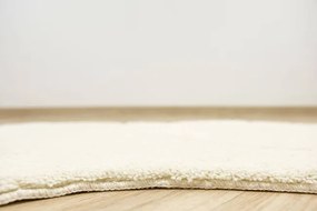 Kúpeľňový koberček Shell krémový