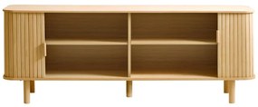 TV stolík v dekore duba v prírodnej farbe 160x56 cm Cavo – Unique Furniture