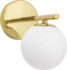 Toolight - nástenné sklenené svietidlo Classic APP684-1W, zlatá, OSW-05639