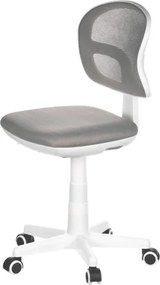 Detská otočná stolička sivá KA-C801 GREY
