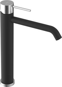 Sapho Sapho, ULTRASAN stojanková umývadlová batéria, čierná mat/chróm, UT007VBC