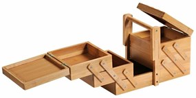 Kesper 58710 Organizér na šijacie potreby bambus, 29 x 19 x 16,5 cm