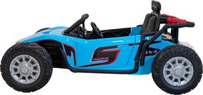 Ramiz Elektrická bugina Racing 5 pre deti modrá + motory 2x200W + diaľkové ovládanie + LED audio + pomalý štart