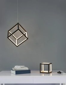 LED luster Gabbia 25 čierne