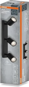 Osram - Bodové svietidlo ELEMENTAL 3xGU10/6W/230V