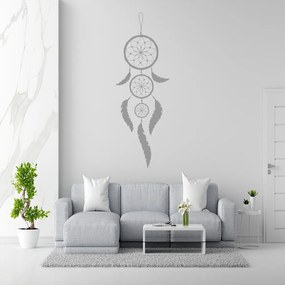 Veselá Stena Samolepka Indiánsky lapač snov Farba: šedá, Veľkosť: 60 x 20 cm