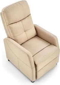Relaxačné kreslo Fallon (béžová). Vlastná spoľahlivá doprava až k Vám domov. 1039539