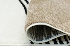 Koberec CLARA 02923A krémový / hnedý