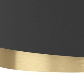 Eglo 39924 - Stropné svietidlo MANDERLINE 1xE27/40W/230V čierna/zlatá