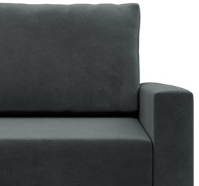 Veľká rozkladacia sedacia súprava ETNA Sivá