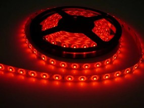 LED pásik 4,8Wm 12V s krytím IP54 Farba svetla Červená