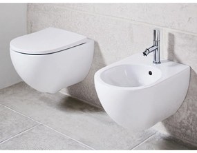 GEBERIT Acanto závesný bidet s otvorom, s prepadom, 350 x 510 mm, biela, 500.601.01.2