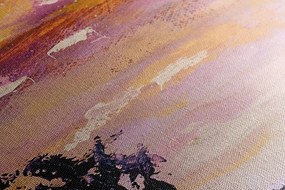 Obraz olejomaľba levanduľového poľa - 120x40