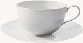 Ručne vyrobená porcelánová šálka na čaj's podšálkou Urbino