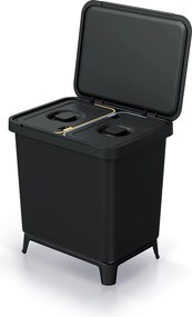 Odpadkový kôš SYSTEMO 2x10 l čierny