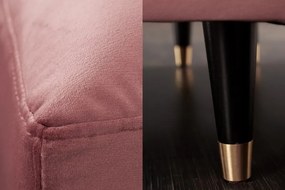 (3562) COZY VELVET moderná pohovka, staroružový zamat 260 cm