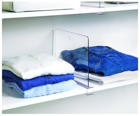 Transparentný rozdeľovač políc iDesign The Home Edit, dĺžka 30,9 cm