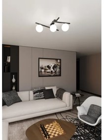 Stropné svietidlo SMART 3xE14/10W/230V čierna/biela