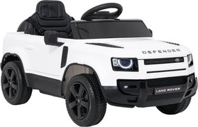 Elektrické autíčko Land Rover Defender biele