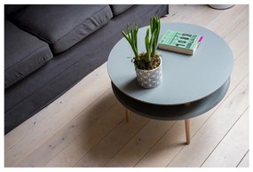 Tmavosivý konferenčný stolík Ragaba UFO, Ø 70 cm