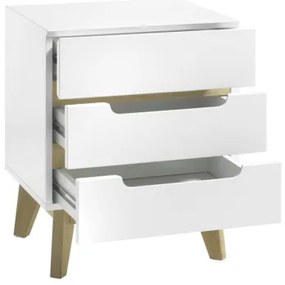 Nočný stolík SINIRA biely