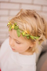 STAR TRADING Svetelná LED girlanda Leaf 95 cm