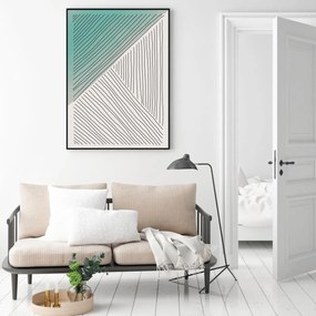 Plagát - Maľovaná abstrakcia (A4)