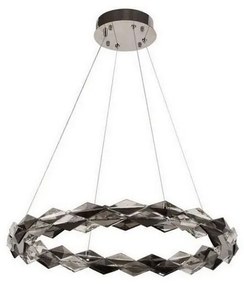 LED Stmievateľný luster na lanku LED/40W/230V 3000-6500K chróm + diaľkové ovládanie