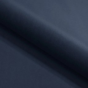 Modrá zamatová rozkladacia rohová pohovka (pravý roh/do L) York Blik – Ropez