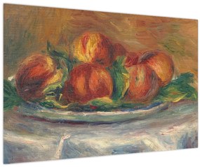 Obraz - Auguste Renoir, Peaches on a  Plate, reprodukcia (90x60 cm)