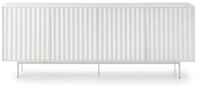Biela nízka komoda 211x80 cm Sierra – Teulat