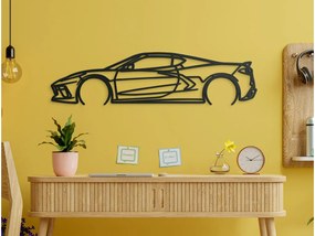 drevko Nálepka 21 C8 Corvette Rozmer obrazu: 22 x 86 cm, Farba dekorácie: Čierna