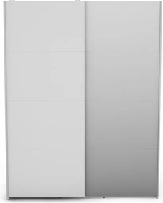 Šatníková skriňa Carlos 150/61 2D, biela, 150 cm