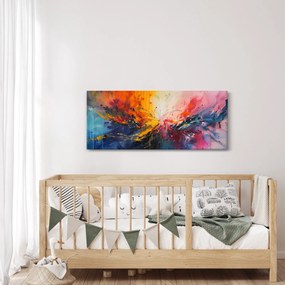 Obraz - Farebná abstrakcia (120x50 cm)