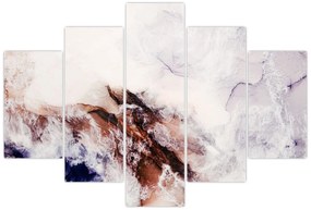 Obraz - Fialový mramor N⁰1 (150x105 cm)