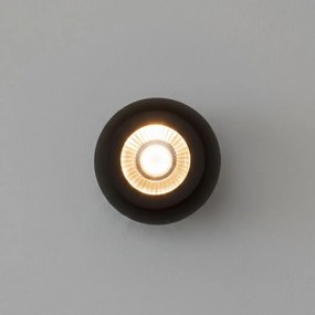 Nástenné svietidlo Flare, 1x čierne kovové tienidlo, b