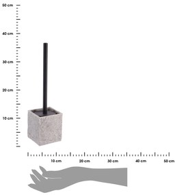 WC kefa Estiarte, sivá/s čiernymi prvkami