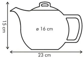 TESCOMA kanvica na čaj CREMA 1.4 l