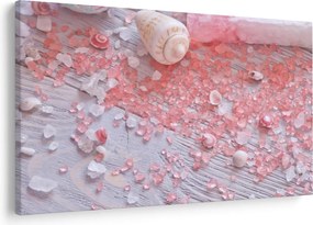 Obraz - Prímorská atmosféra v ružových odtieňoch (90x60 cm)